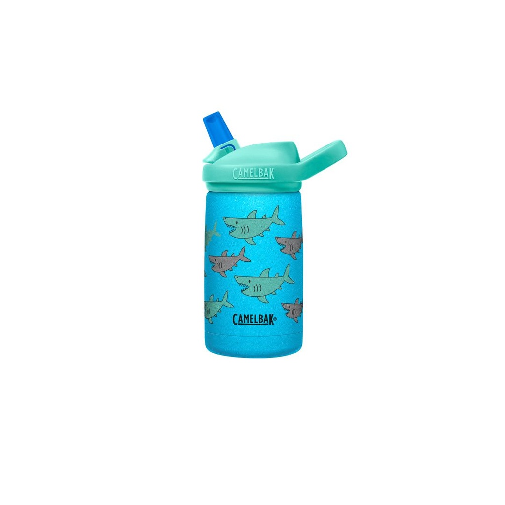 eddy+ Kids SST Vacuum Insulated 12oz, School of Sharks CAMELBAK INSULATED KIDS 2023