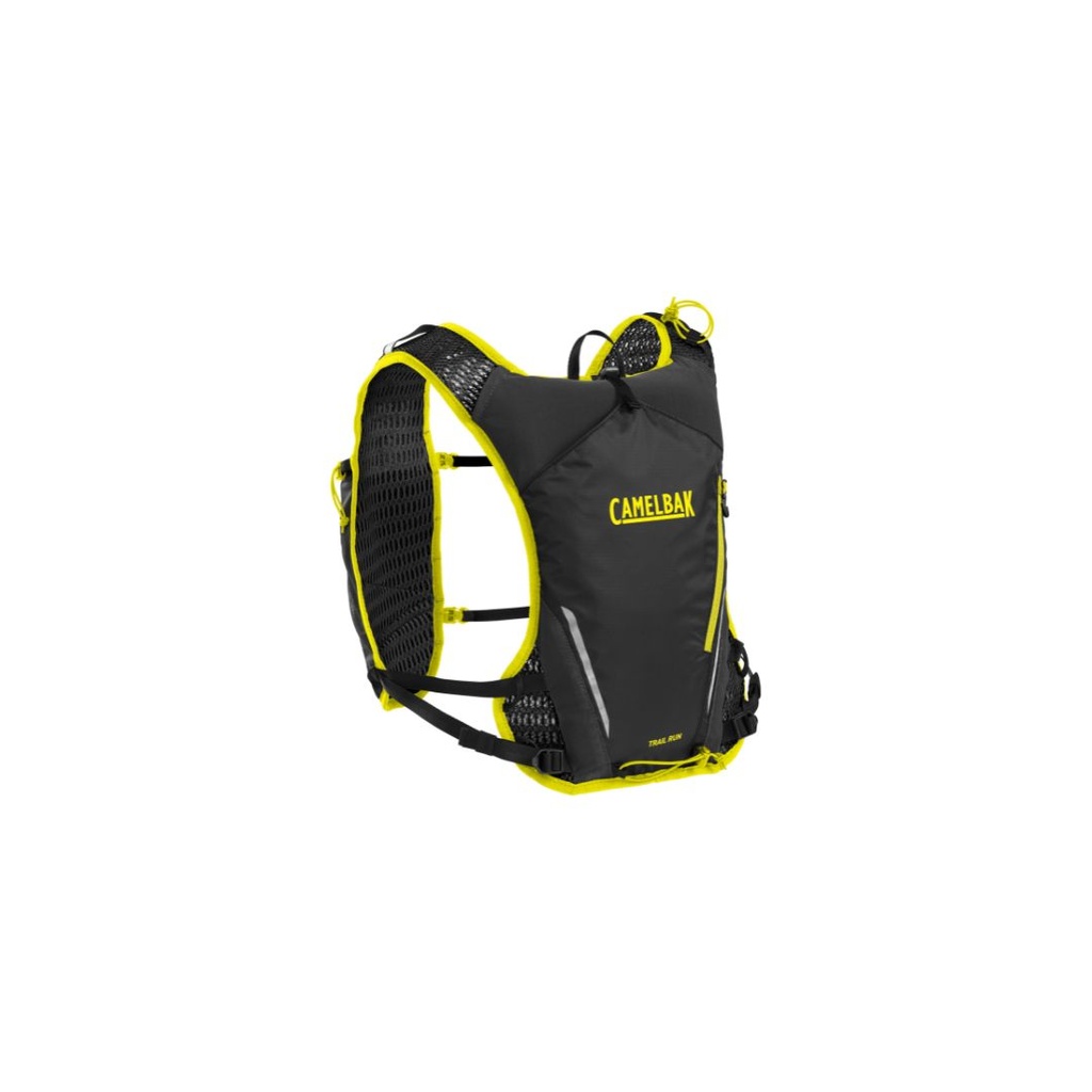 Trail Run Vest 34oz, Black/Safety Yellow